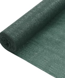 vidaXL Plasă protecție intimitate, verde, 1x10 m, HDPE, 75 g/m²