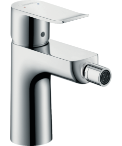 Baterie bideu cu ventil pop-up, crom, Hansgrohe Metris