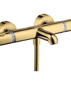 Baterie cada termostatata auriu lucios Hansgrohe, Ecostat Comfort