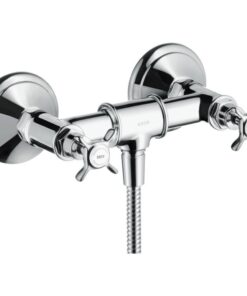 Baterie dus crom lucios, dubla comanda, Hansgrohe Axor Montreux