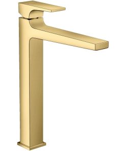 Baterie lavoar auriu lucios cu ventil, Hansgrohe Metropol 260