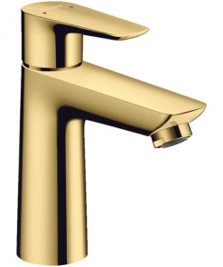 Baterie lavoar auriu lucios, ventil pop-up inclus, Hansgrohe Talis 110