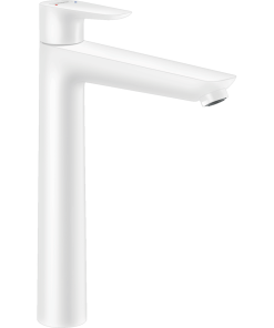 Baterie lavoar alb mat, ventil inclus, Hansgrohe Talis E 240