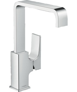 Baterie lavoar cu ventil push-open, culoare crom Hansgrohe Metropol 230 32511000