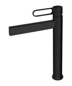 Baterie lavoar inalta FDesign Zaffiro, negru mat