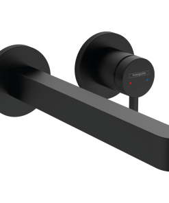 Baterie lavoar incastrata negru mat, pipa 240 mm, Hansgrohe Finoris 76050670