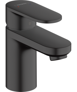 Baterie lavoar negru mat cu ventil Hansgrohe Vernis Blend 71550670