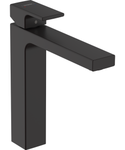 Baterie lavoar negru mat Hansgrohe Vernis Shape 71591670