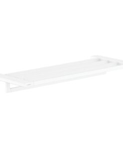 Etajera baie pentru prosoape, alb mat, Hansgrohe AddStoris 65