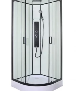 Cabina de dus hidromasaj Sanotechnik Quickline CL73, semirotunda 90x90xH225 cm