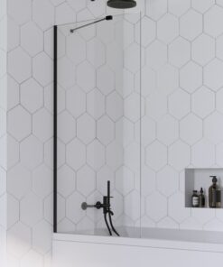 Paravan cada Radaway Idea Black PNJ un element fix 70cm