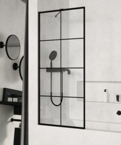 Paravan cada Radaway Modo Black Factory PNJ un element fix 60cm