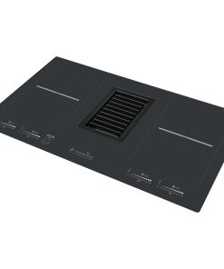 Hota in blat cu plita cu inductie integrata Franke Mythos 2gether FMY 839 max 450mc/h 4 zone gatire Glass black