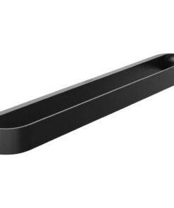 Suport prosop baie, 58 cm, negru mat, Hansgrohe WallStoris