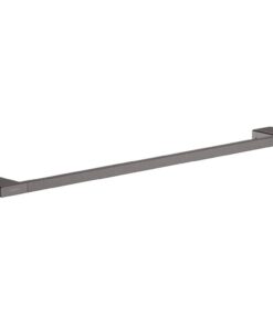 Suport prosop baie, negru periat, Hansgrohe AddStoris 65