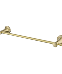 Suport prosop baie FDesign Lacrima, 45 cm, bronz periat