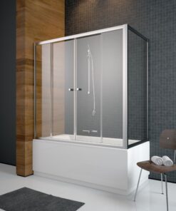 Perete lateral fix cada Radaway Vesta S 80cm pentru montaj cu paravan Vesta