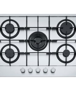 Plita gaz incorporabila Franke Maris 750 FHMA 755 4G DC XS C cu 5 arzatoare 75cm gratare fonta Inox