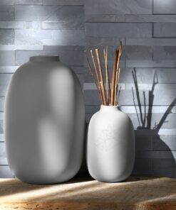 Ardezie Naturala Panel - Black, 60x15 cm, pt. Placari Interioare, Pereti