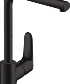 Baterie bucatarie Hansgrohe Focus 280 negru mat