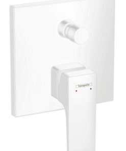 Baterie cada - dus Hansgrohe Metropol montaj incastrat necesita corp ingropat alb mat