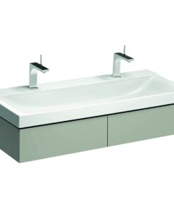 Dulap baza Geberit Xeno2 117cm cu doua sertare greige mat