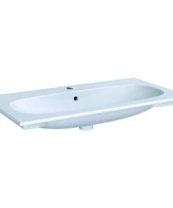 Lavoar Geberit Acanto 90x48cm montare pe mobilier alb