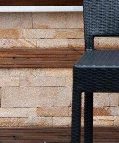 Ardezie Rhodos Natur, 10 cm x LL | Piatra Decorativa - Placari Verticale, Exterior-Interior