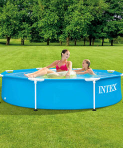 Intex Piscină cu cadru de metal, 244 x 51 cm