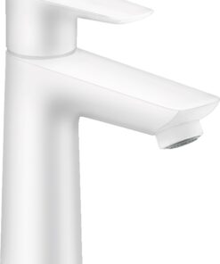 Baterie lavoar Hansgrohe Talis E 110 ventil pop-up alb mat