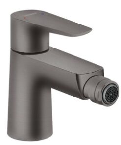 Baterie bideu Hansgrohe Talis E cu ventil pop-up negru periat
