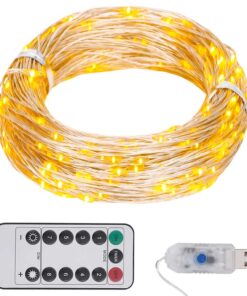 vidaXL Instalație cu 150 LED-uri, alb cald, 15 m