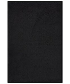 vidaXL Covoraș de ușă, negru, 80x120 cm