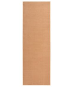 vidaXL Covor traversă, bej, 80x250 cm, BCF