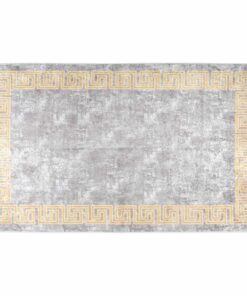 vidaXL Covor lavabil, gri, 120x180 cm, antiderapant