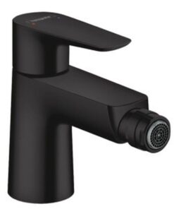 Baterie bideu cu ventil culoare negru mat Hansgrohe, Talis Select E