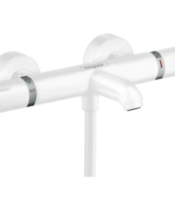 Baterie cada termostatata alb mat Hansgrohe, Ecostat Comfort