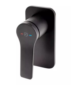 Baterie dus incastrata FDesign Seppia, corp incastrat inclus, negru mat