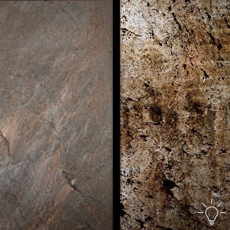 Ardezie Flexibila Translucida SKIN 2mm - Copper, 122x61 cm | Iluminare Ambientala, Interior & Exterior