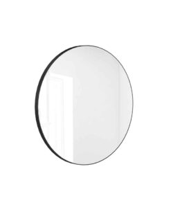 Oglinda rotunda 80 cm Massi Valo Slim Negru