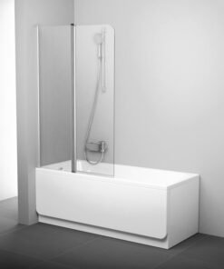 Paravan de cada Ravak CVS2-100 cu un element fix si unul mobil stanga alb