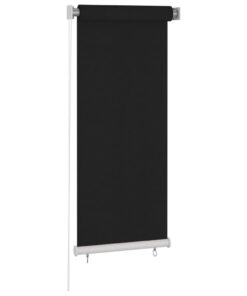 vidaXL Jaluzea rulou de exterior, negru, 60x140 cm