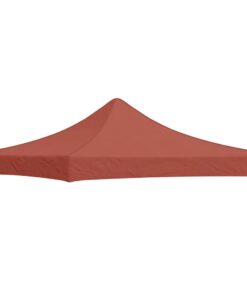 vidaXL Acoperiș pentru cort de petrecere, cărămiziu, 3 x 3 m, 270 g/m²