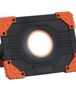 vidaXL Reflector portabil cu LED, 10 W, alb rece, ABS