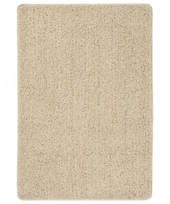 vidaXL Covor pufos, crem, 160x230 cm, antiderapant