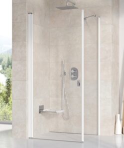 Perete lateral Ravak Concept Chrome CPS-90 90cm alb
