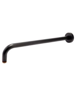 Brat dus fix FDesign Inula 400 mm, rotund, negru mat