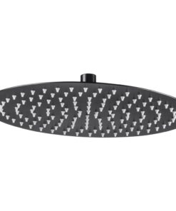 Cap de dus rotund culoare negru Deante, Floks