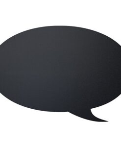 Tabla de scris autoadeziva Securit Silhouette Bubble 27 3x47x0 3cm include marker creta negru