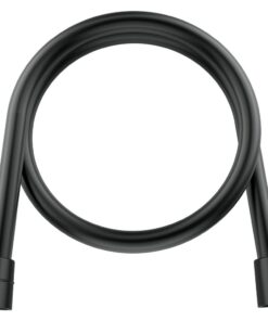 Furtun de dus Deante extensibil negru, 80 cm